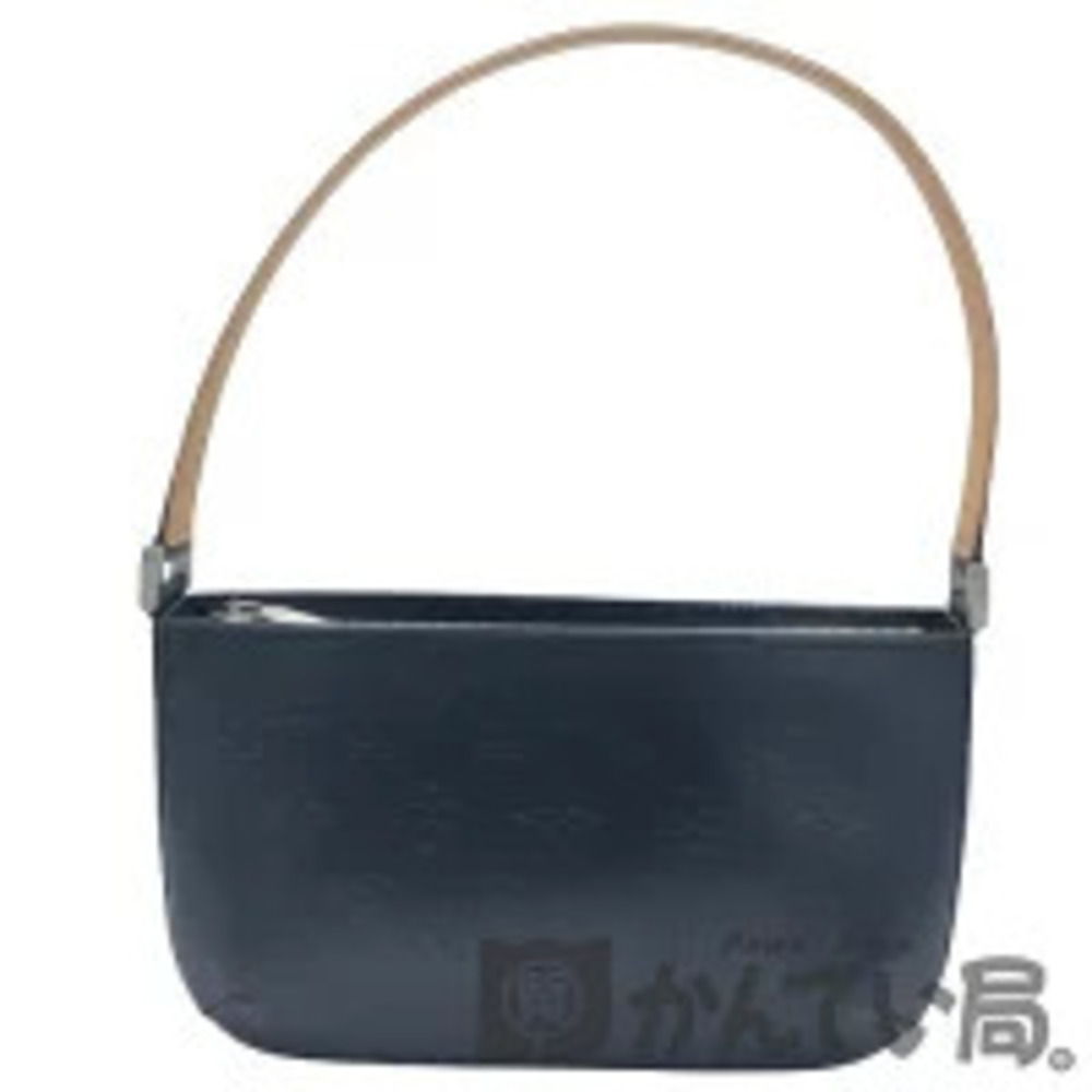 LOUIS VUITTON Fowler Monogram Matte Shoulder Bag Handbag Navy Blue